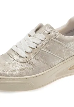 Pantofi sport RIEKER argintii, N6402, din piele ecologica imagine