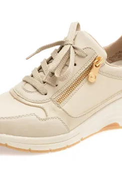Pantofi sport RIEKER bej, N9301, din piele ecologica imagine