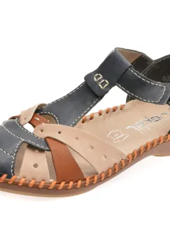 Pantofi sport RIEKER bleumarin, M1655, din piele ecologica imagine