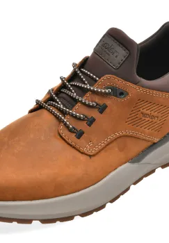 Pantofi sport RIEKER maro, 6050, din piele naturala imagine