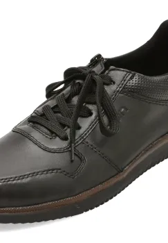 Pantofi sport RIEKER negri, 10407, din piele naturala imagine
