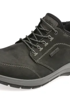 Pantofi sport RIEKER negri, 3674, din piele naturala imagine
