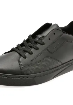 Pantofi sport RIEKER negri, B9912, din piele naturala imagine