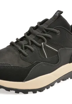 Pantofi sport RIEKER negri, U1301, din piele naturala imagine