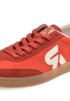 Pantofi sport RIEKER rosii, W2200, din piele intoarsa imagine
