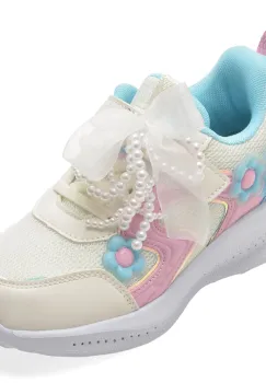 Pantofi sport SELECTION KIDS albi, W913, din material textil imagine