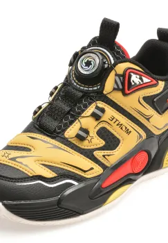 Pantofi sport SELECTION KIDS galbeni, 918, din material textil imagine