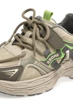 Pantofi sport SELECTION KIDS gri, 532208, din piele ecologica imagine