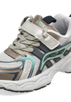 Pantofi sport SELECTION KIDS gri, W176, din piele ecologica imagine