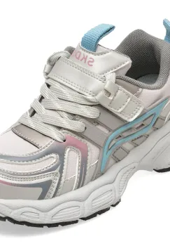 Pantofi sport SELECTION KIDS gri, W176, din piele ecologica imagine