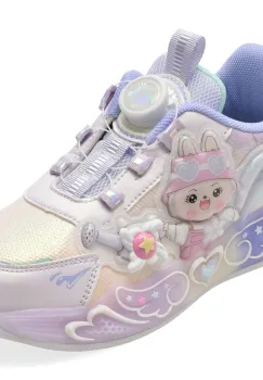 Pantofi sport SELECTION KIDS mov, W886, din material textil imagine