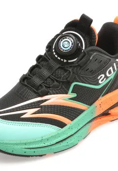 Pantofi sport SELECTION KIDS negri, 1004, din material textil imagine