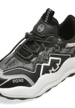 Pantofi sport SELECTION KIDS negri, W986, din piele ecologica imagine
