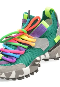 Pantofi sport SELECTION KIDS verzi, 18159T, din material textil imagine