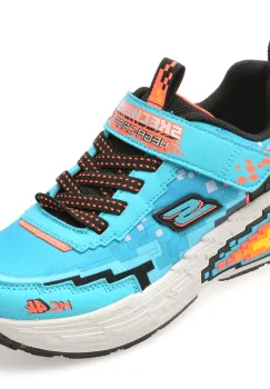 Pantofi sport SKECHERS albastri, 402160L, din material textil imagine