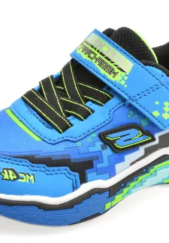 Pantofi sport SKECHERS albastri, MEGA SCENE, din material textil imagine