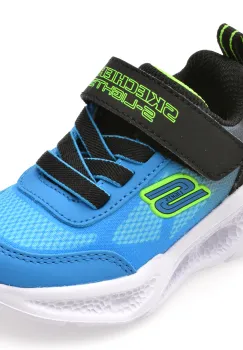 Pantofi sport SKECHERS albastri, METEOR-LIGHTS, din material textil imagine