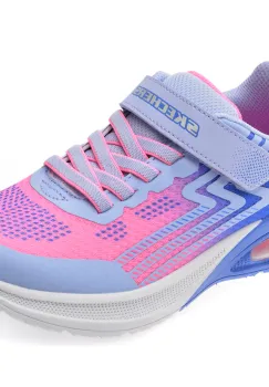 Pantofi sport SKECHERS albastri, MICROSPEC MAX ADVANCE, din piele ecologica imagine