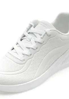 Pantofi sport SKECHERS albi, 117151, din piele ecologica imagine