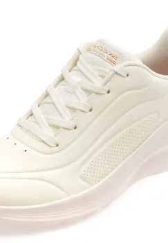Pantofi sport SKECHERS albi, 117485, din piele ecologica imagine