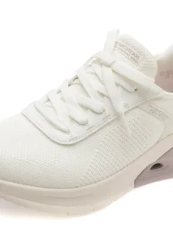 Pantofi sport SKECHERS albi, 117638, din material textil imagine