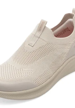 Pantofi sport SKECHERS albi, 117734, din material textil imagine