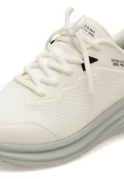 Pantofi sport SKECHERS albi, 118431, din material textil imagine
