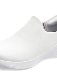 Pantofi sport SKECHERS albi, 149593, din piele naturala imagine