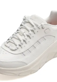 Pantofi sport SKECHERS albi, 150106, din piele naturala imagine