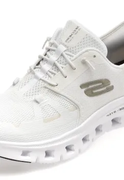 Pantofi sport SKECHERS albi, 150420, din piele ecologica imagine