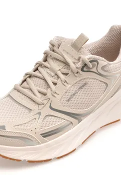 Pantofi sport SKECHERS albi, 150475, din material textil imagine