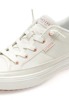 Pantofi sport SKECHERS albi, 177189, din piele ecologica imagine