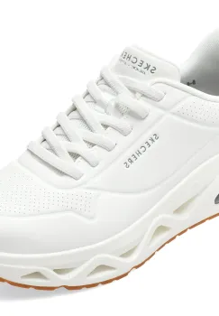 Pantofi sport SKECHERS albi, 183420, din piele ecologica imagine