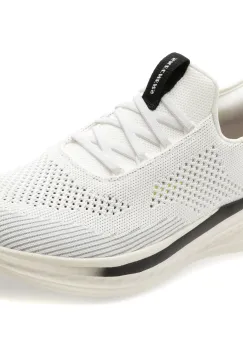 Pantofi sport SKECHERS albi, 210810, din material textil imagine