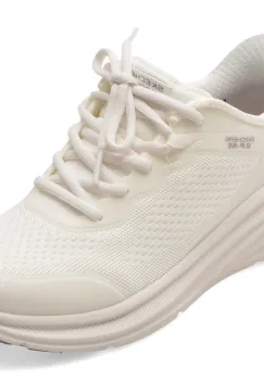 Pantofi sport SKECHERS albi, BOBS SKILLZ, din material textil imagine