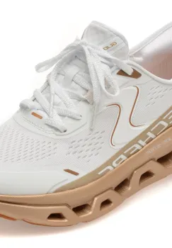Pantofi sport SKECHERS albi, GLIDE-STEP ALTUS, din material textil imagine