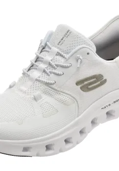 Pantofi sport SKECHERS albi, GLIDE-STEP PRO, din material textil imagine