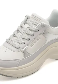 Pantofi sport SKECHERS albi, HAZEL 2, din piele ecologica imagine