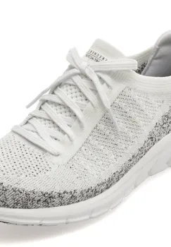Pantofi sport SKECHERS albi, PURE FLEX, din material textil imagine