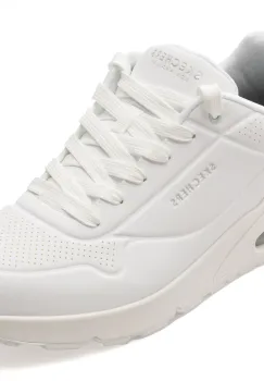 Pantofi sport SKECHERS albi, UNO, din piele ecologica imagine
