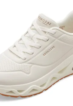Pantofi sport SKECHERS albi, UNO GLIDE-STEP, din piele ecologica imagine