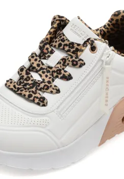 Pantofi sport SKECHERS albi, UNO LITE 2.0, din piele ecologica imagine