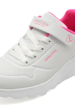 Pantofi sport SKECHERS albi, UNO LITE, din piele ecologica imagine