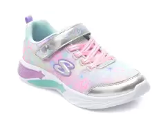 Pantofi sport SKECHERS argintii, 302324L, din material textil