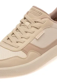 Pantofi sport SKECHERS bej, ARCH FIT COURT BREAK, din material textil imagine