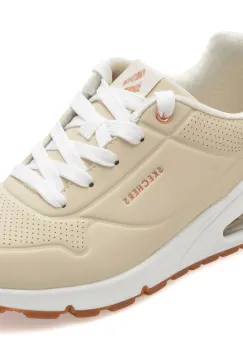 Pantofi sport SKECHERS bej, UNO GEN, din piele ecologica imagine