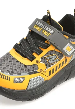 Pantofi sport SKECHERS galbeni, SKECH TRACKS, din material textil imagine