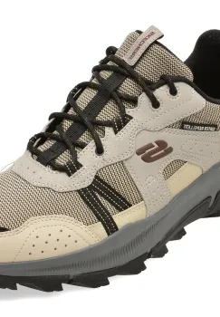 Pantofi sport SKECHERS gri, 237790, din material textil si piele naturala imagine