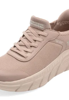 Pantofi sport SKECHERS gri, BOBS B FLEX HI, din material textil imagine