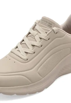 Pantofi sport SKECHERS gri, BOBS SQUAD WAVES, din piele ecologica imagine